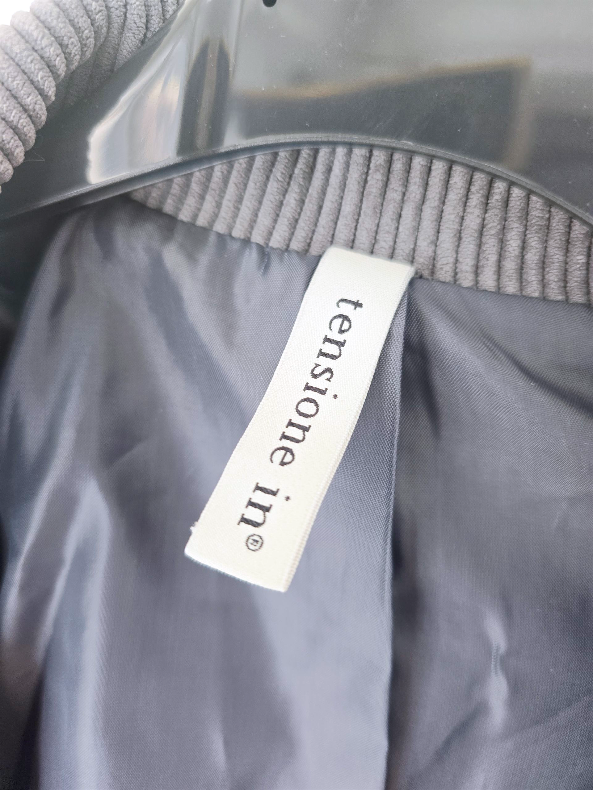 Veste grise en velours