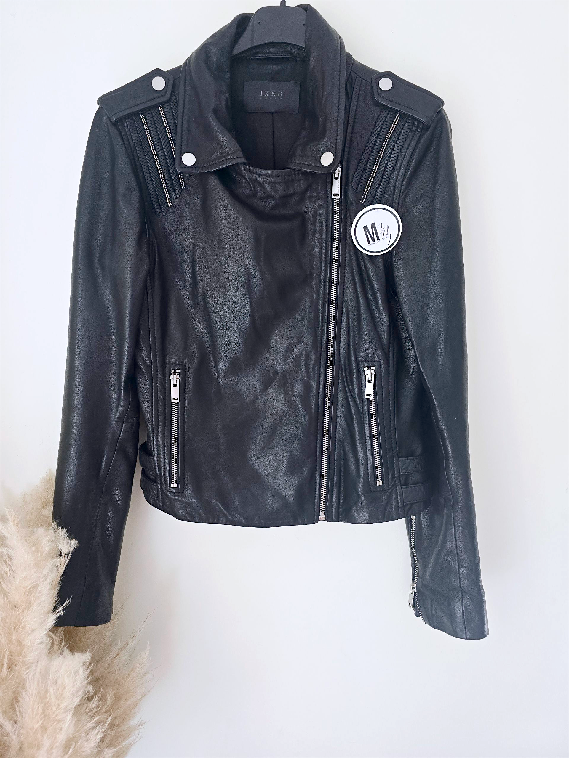 Perfecto noir cuir agneau