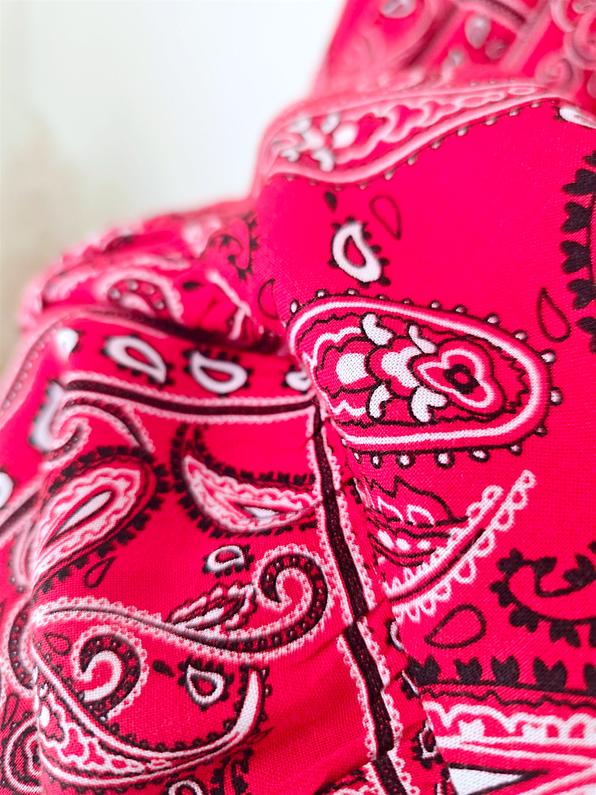 Jupe longue bandana rouge