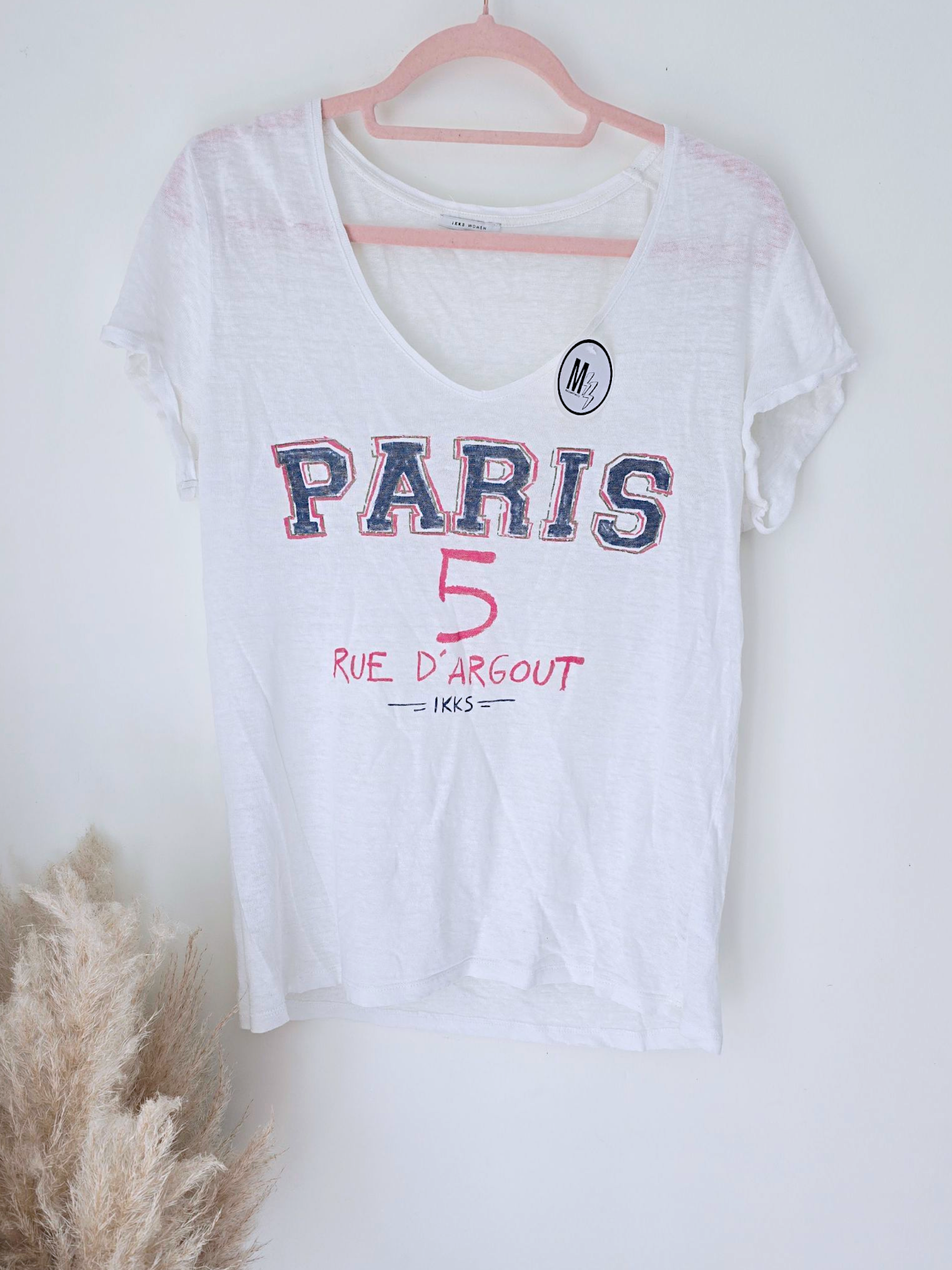 T-shirt blanc &quot;Paris&quot;