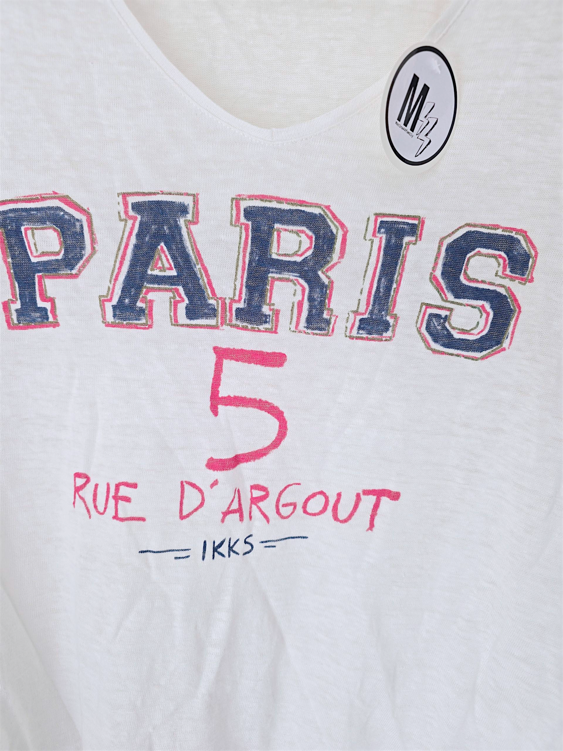 T-shirt blanc &quot;Paris&quot;