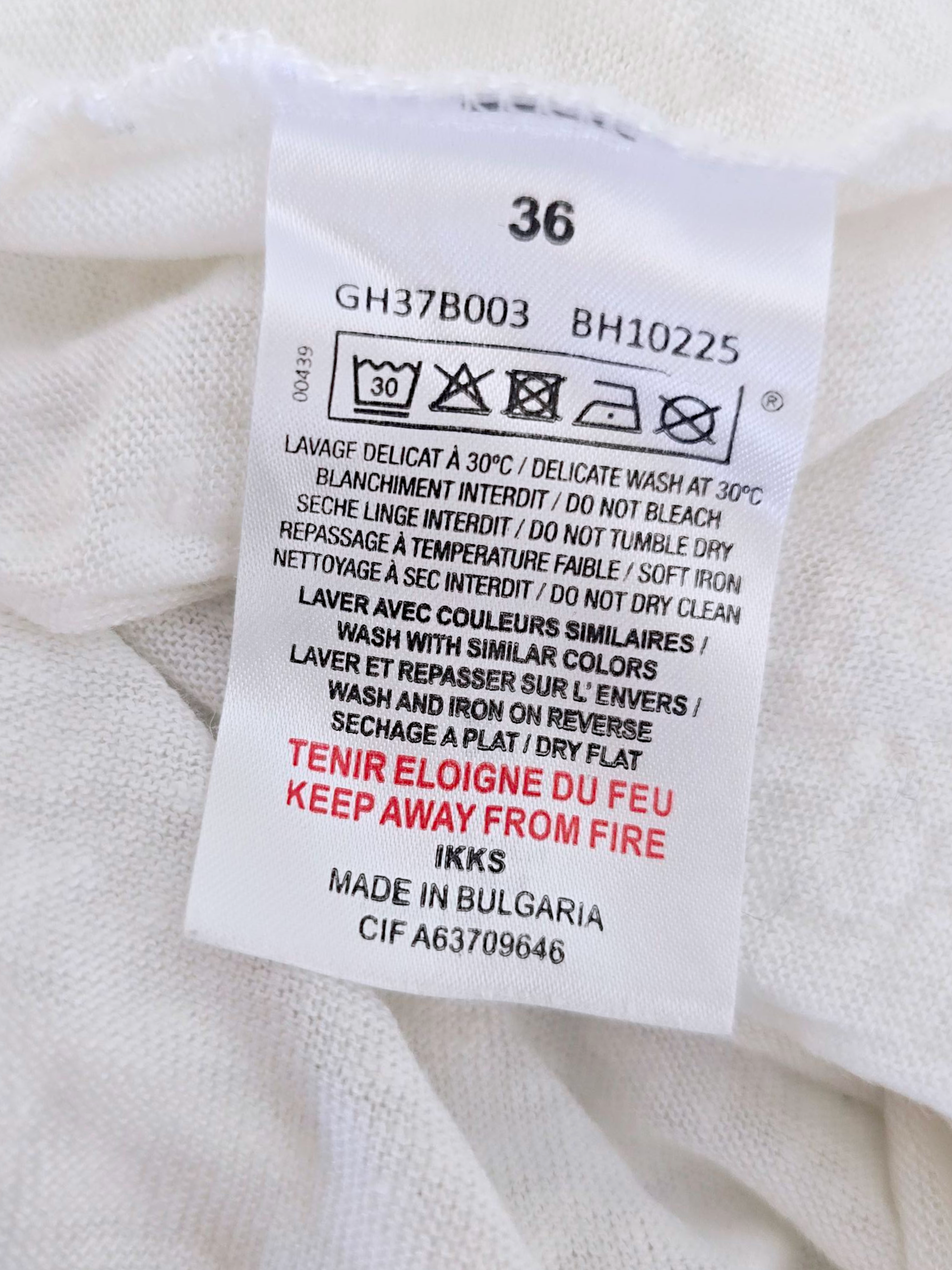 T-shirt blanc &quot;Paris&quot;