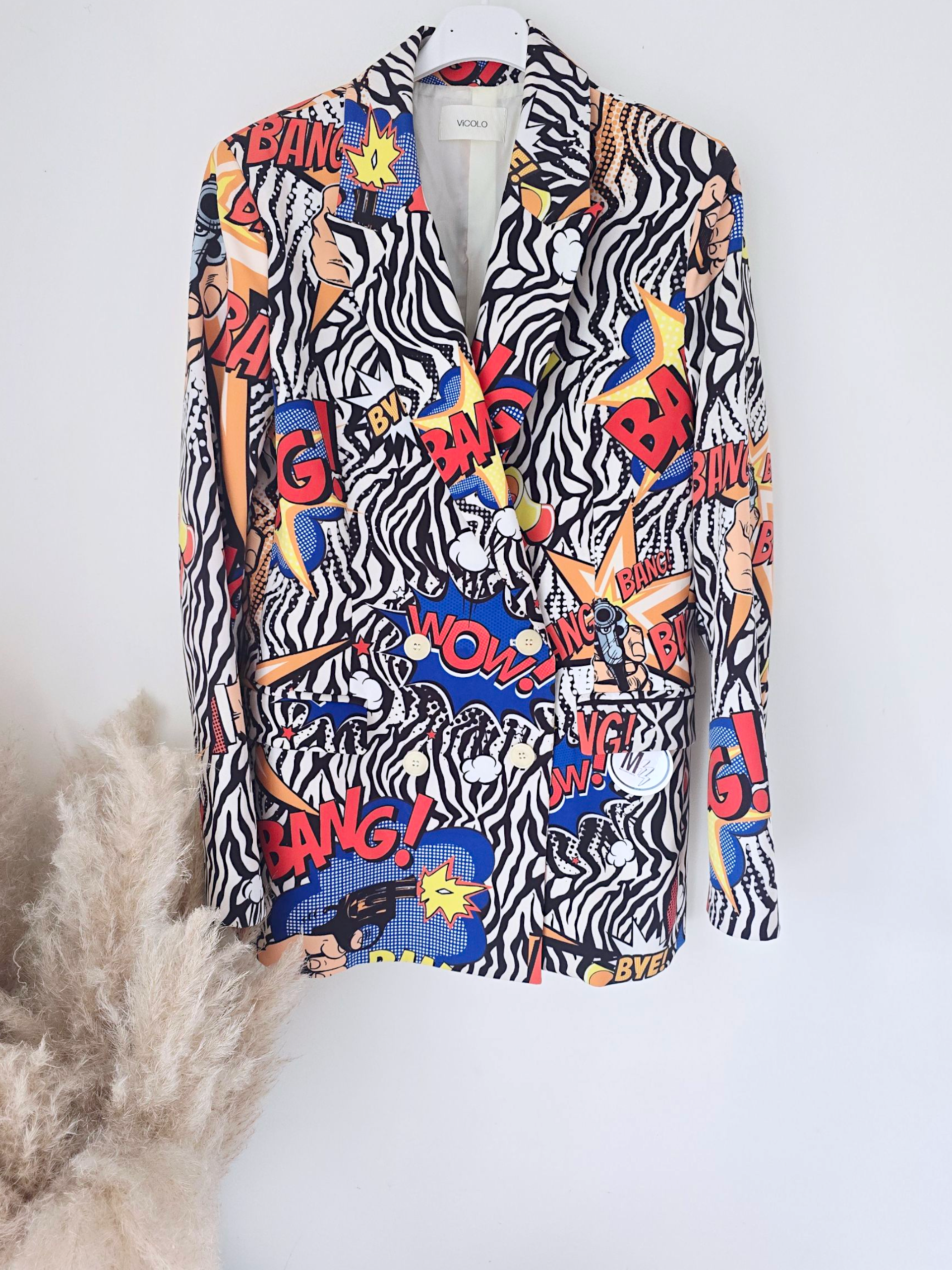 Blazer Bang à inscriptions