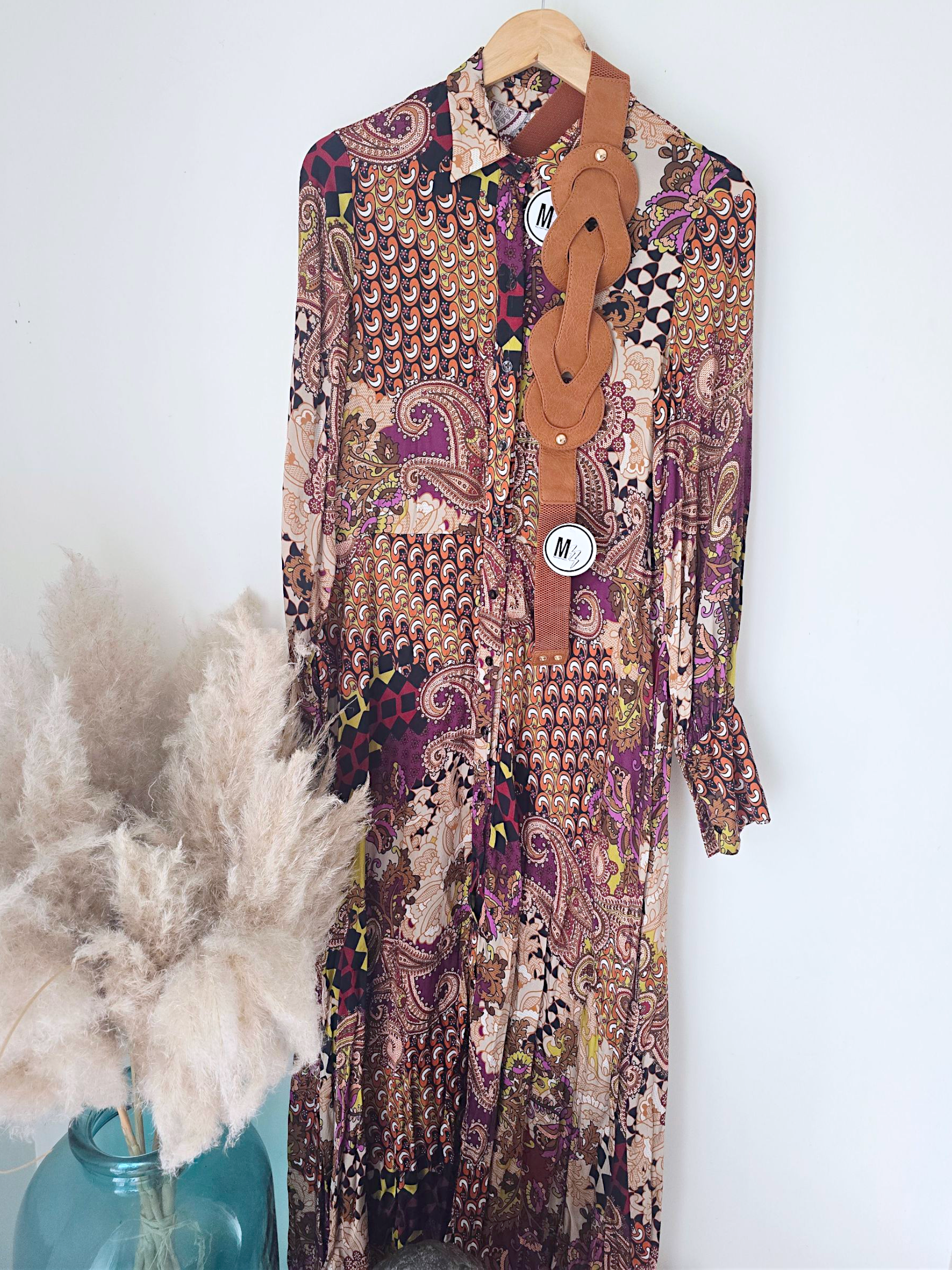 Robe automnale + ceinture