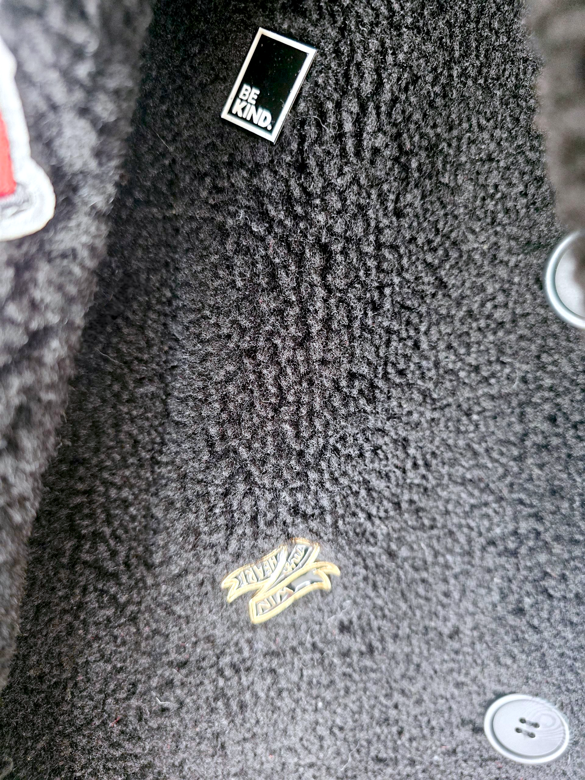 🔥Manteau bouclette à écussons