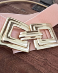 Ceinture rose élastiquée