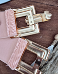 Ceinture rose élastiquée