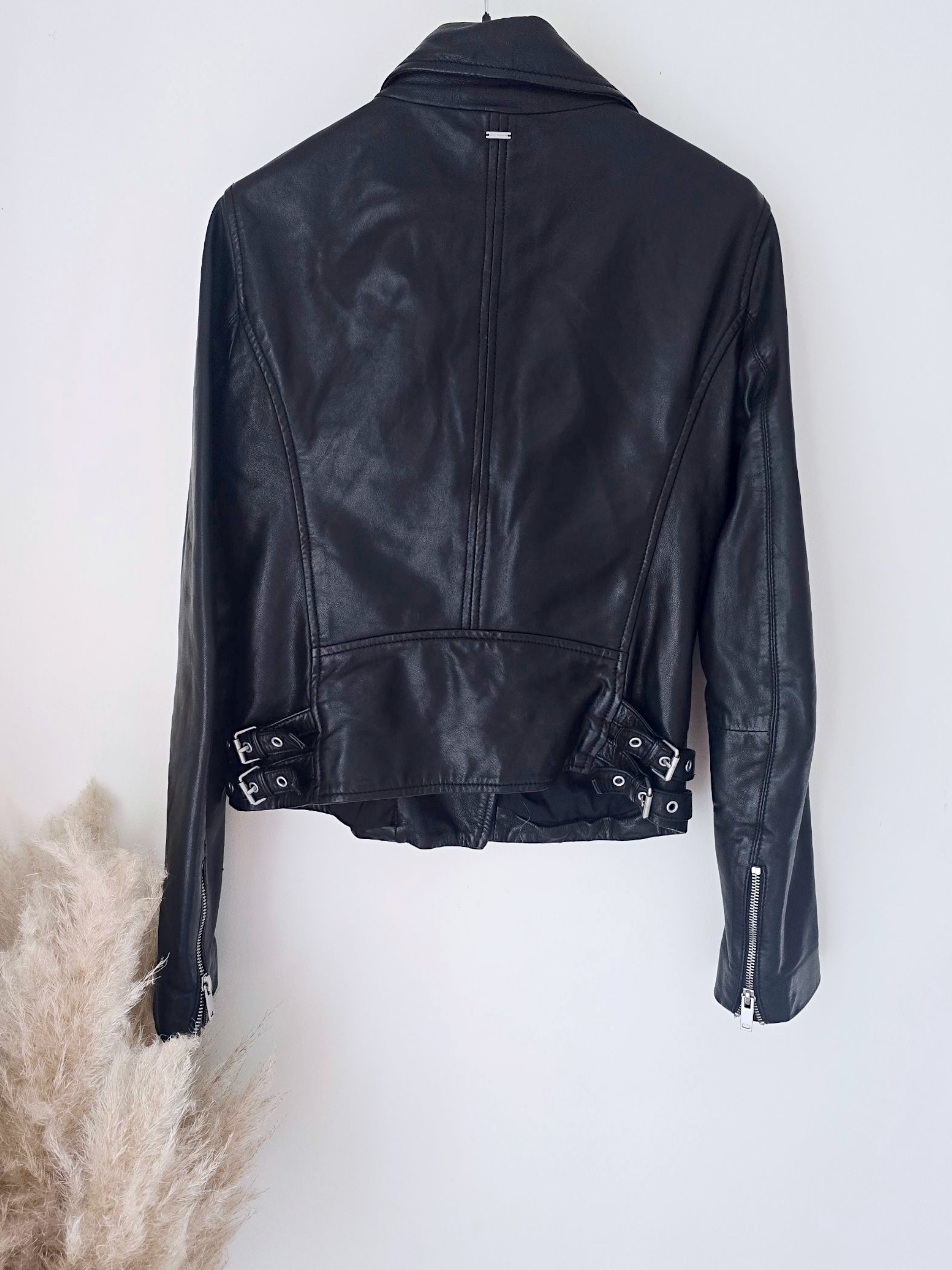 Perfecto noir cuir agneau