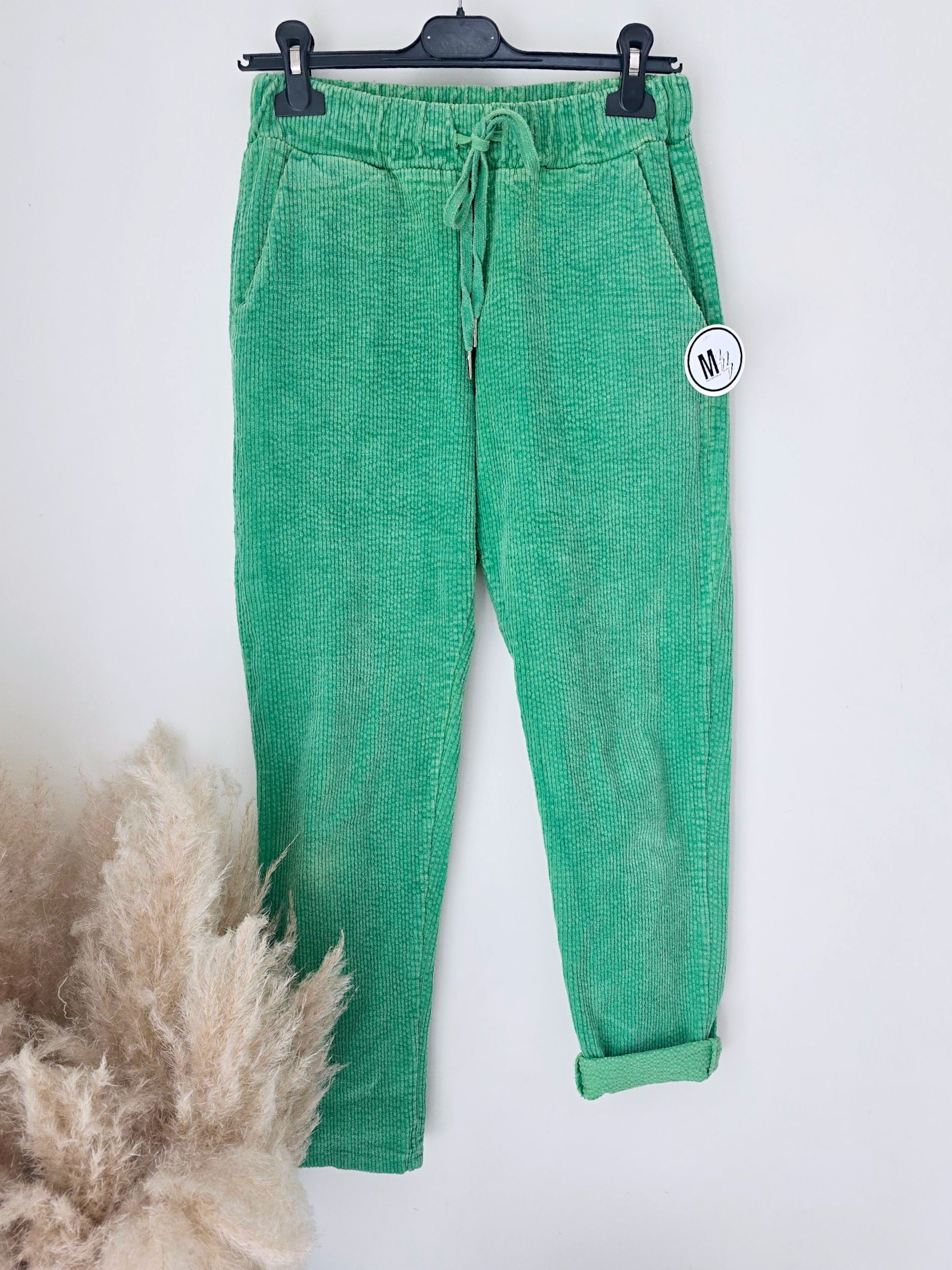 Pantalon velours vert