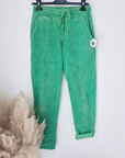 Pantalon velours vert