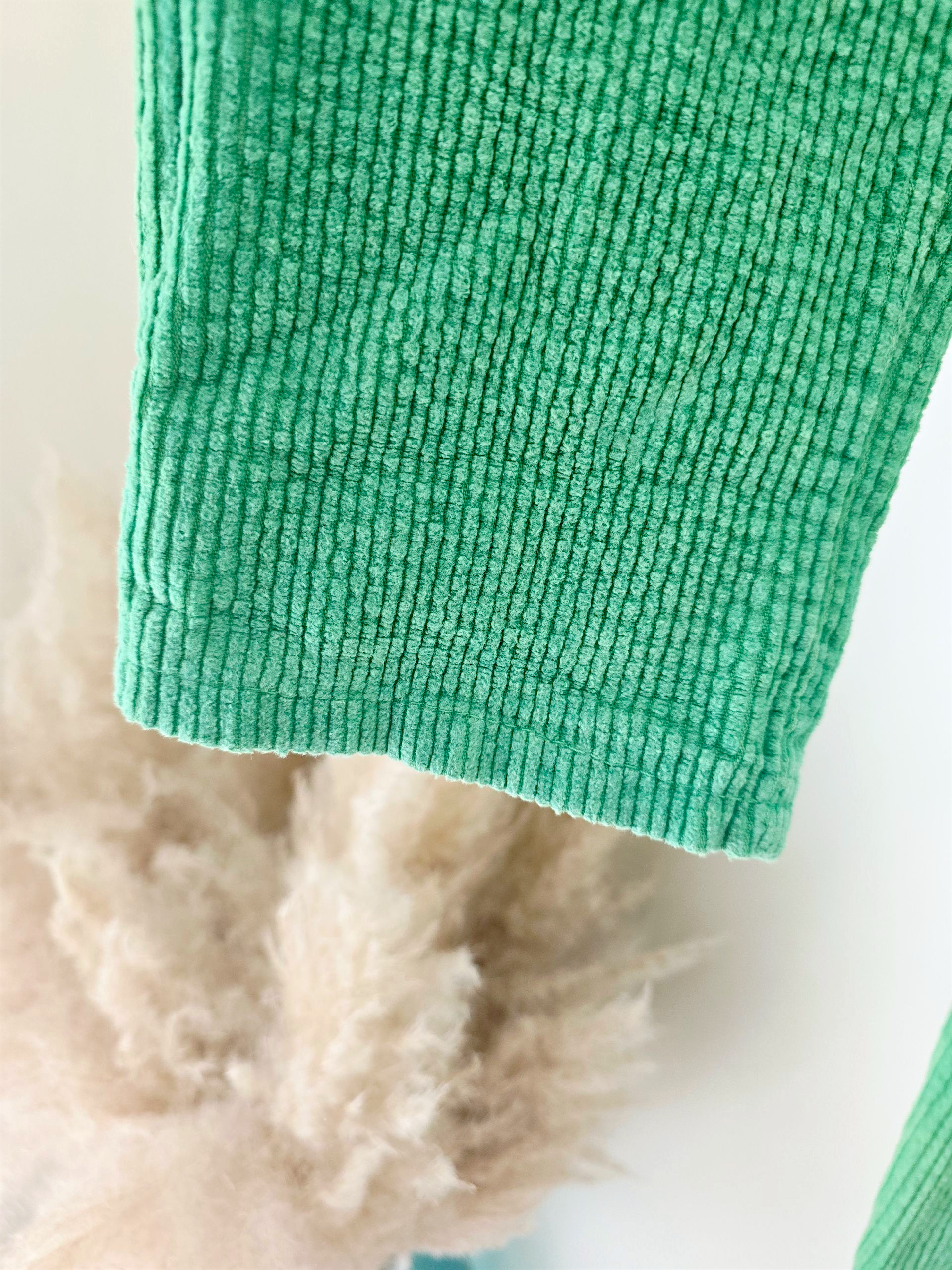 Pantalon velours vert