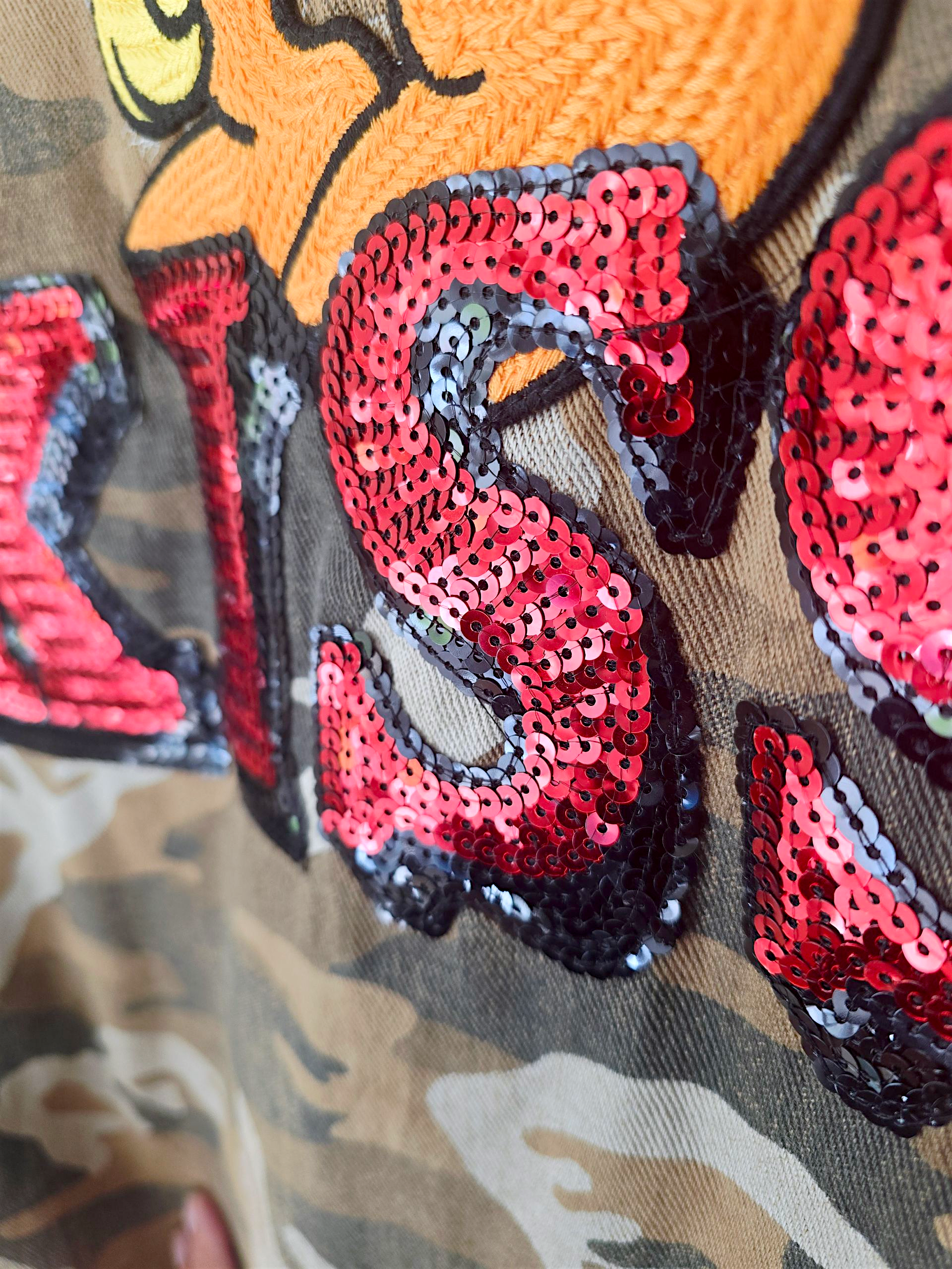 Robe chemise camouflage kiss