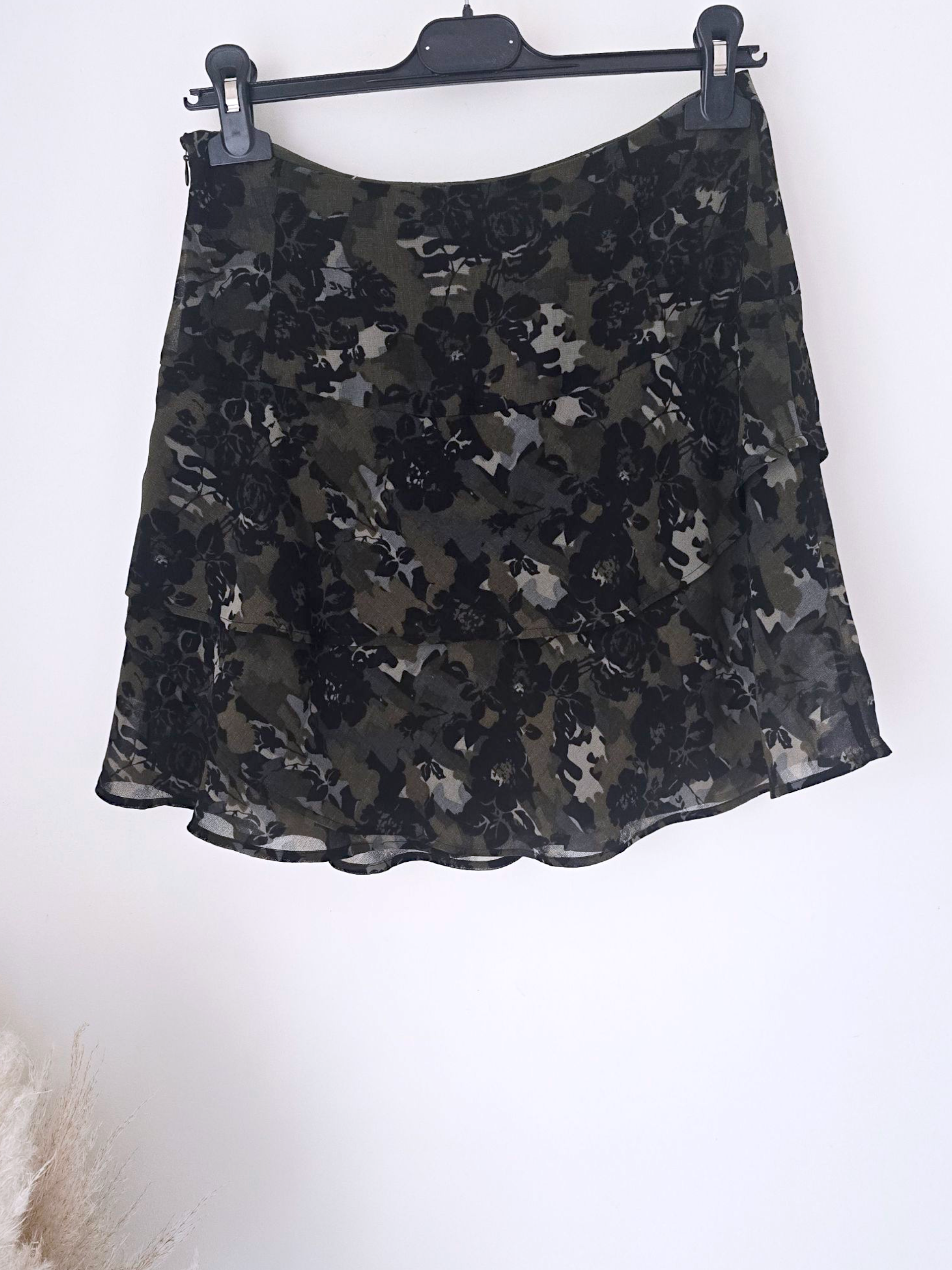 Jupe camouflage kaki