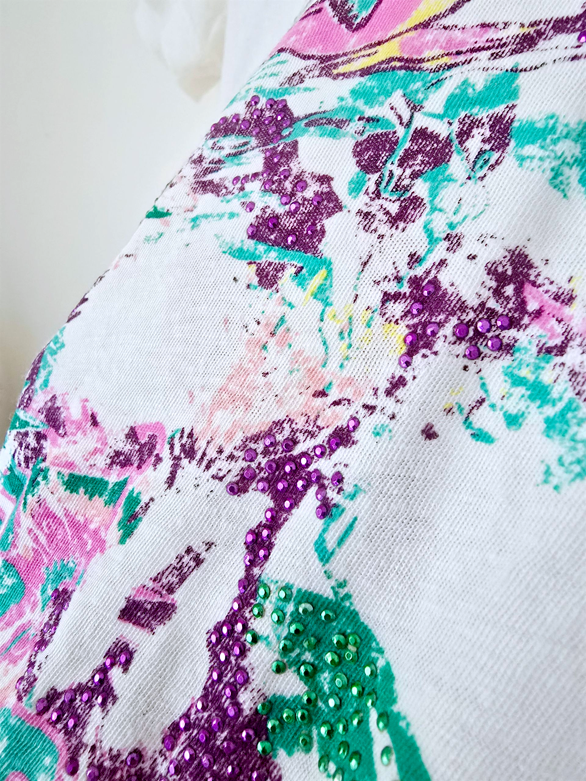 Tee-shirt blanc skull