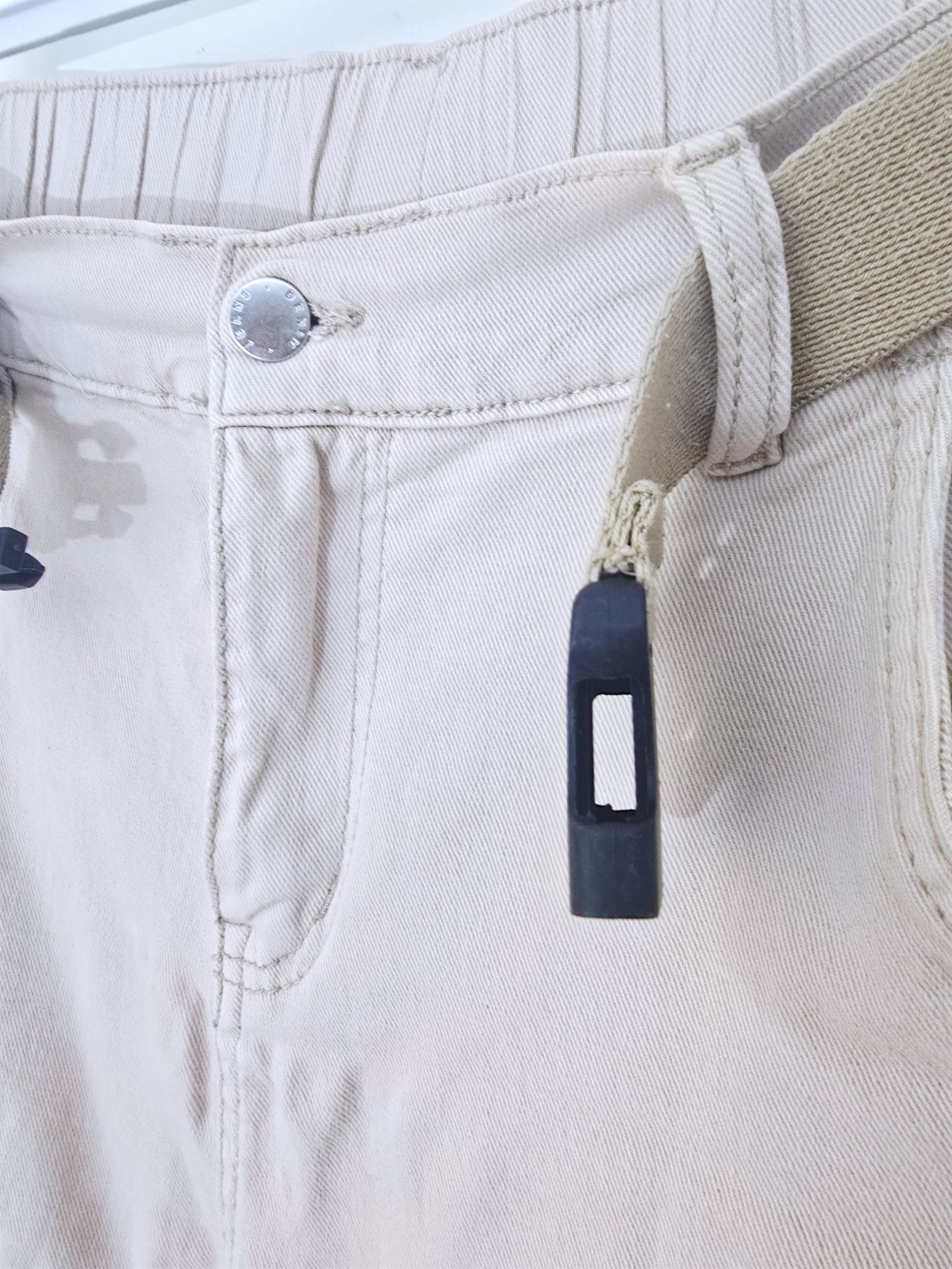 Pantalon cargo beige