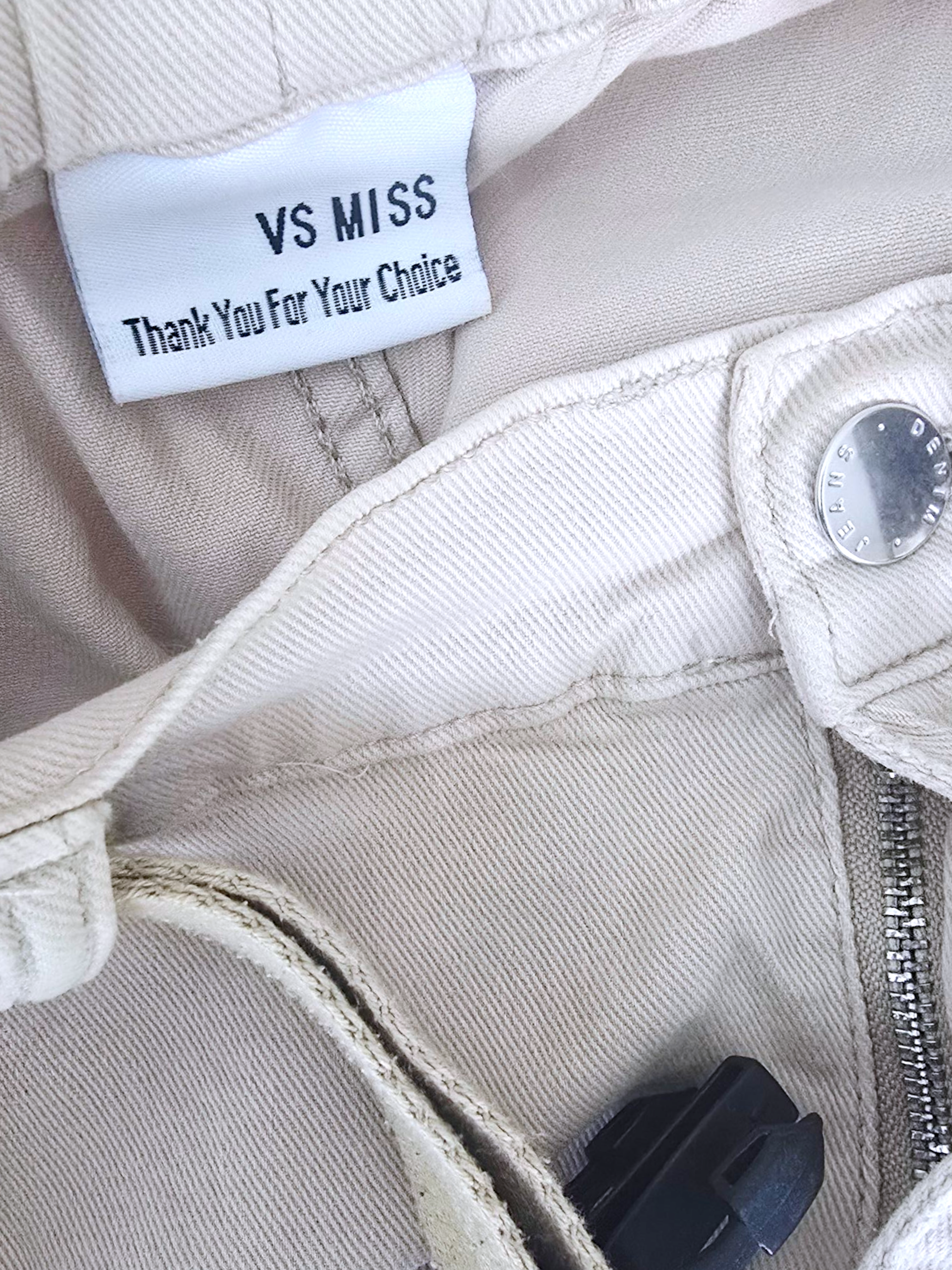 Pantalon cargo beige