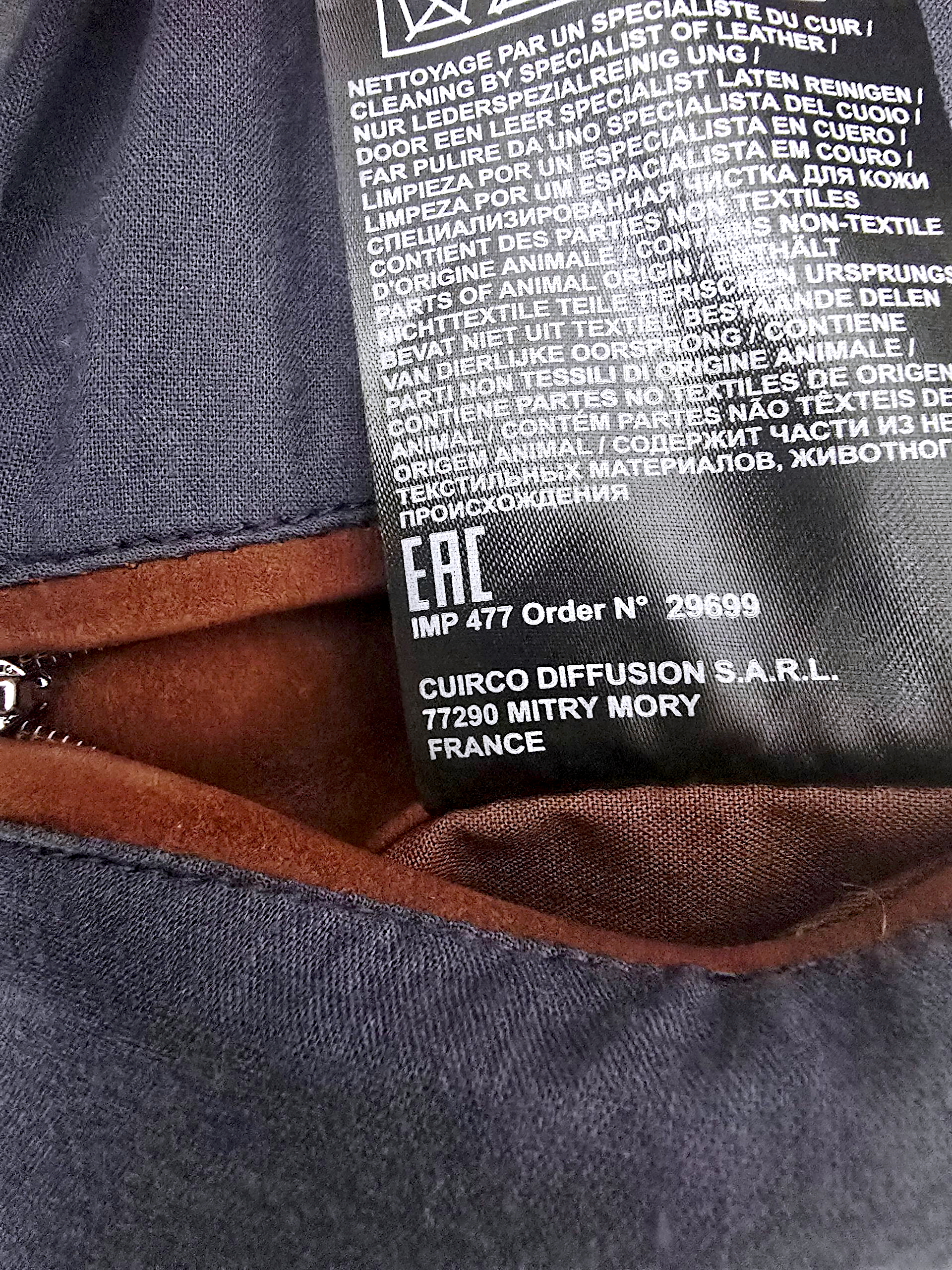 Bombers camel en cuir