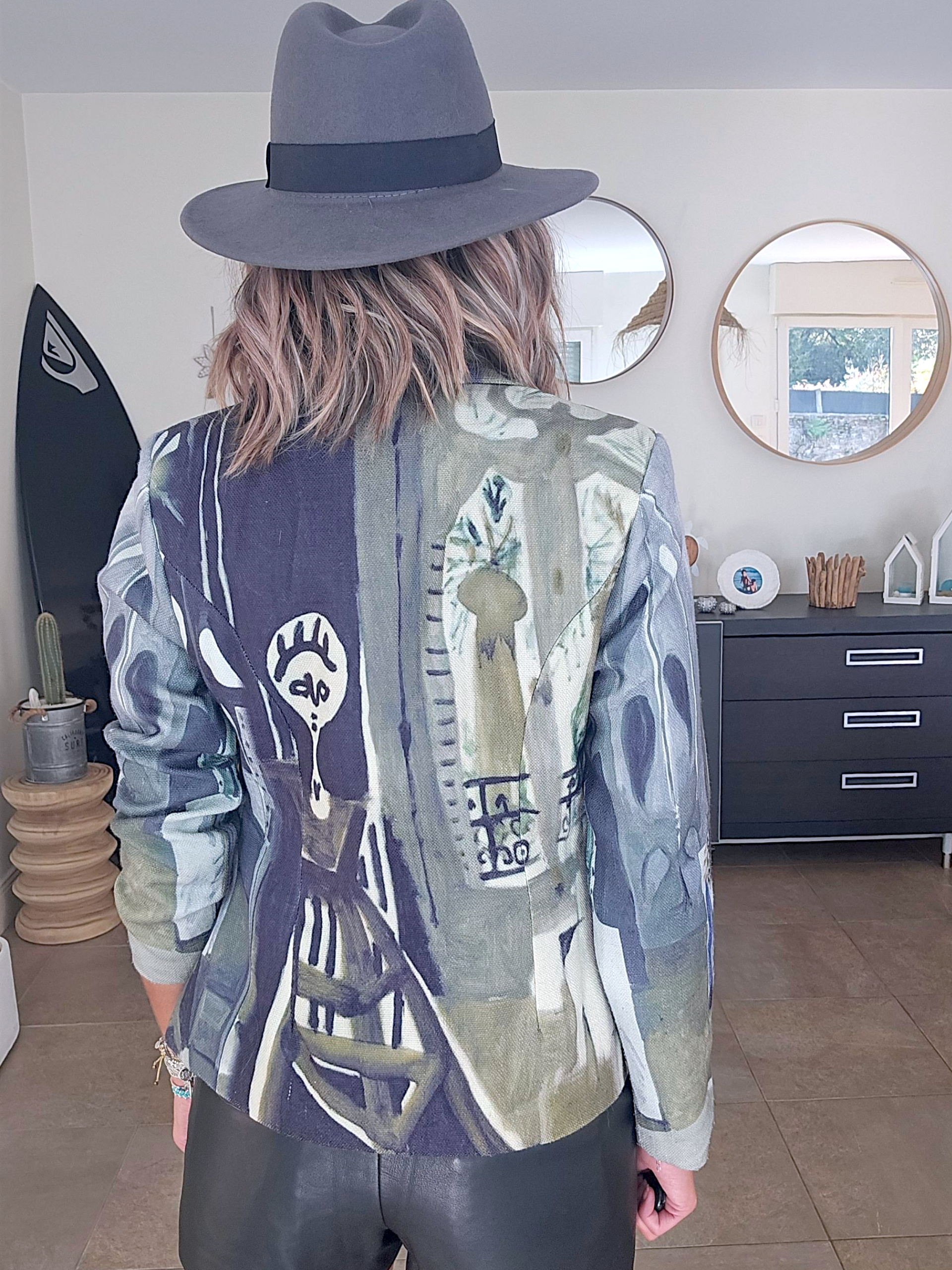 Veste cintrée visage