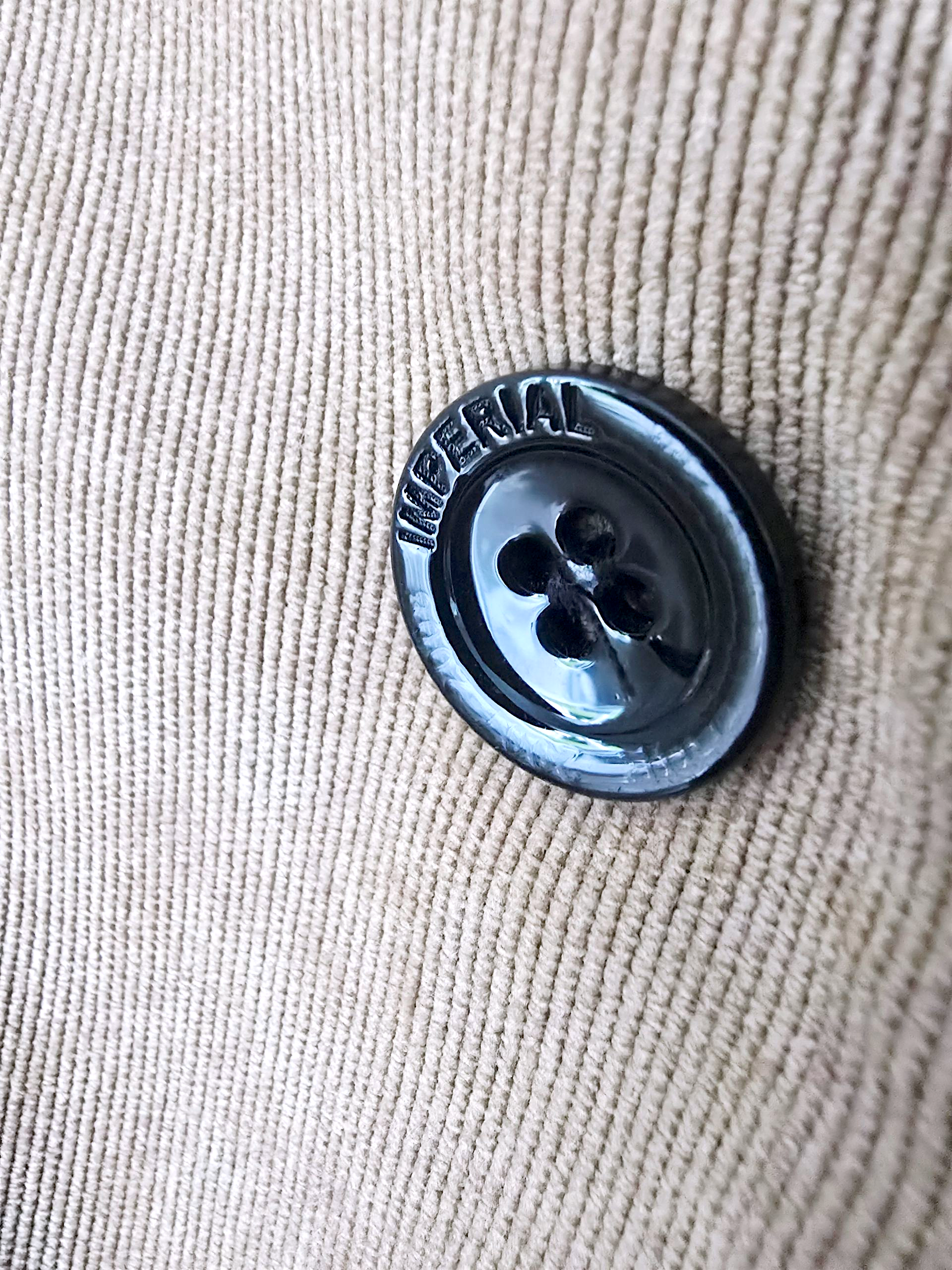 Veste beige velours côtelé