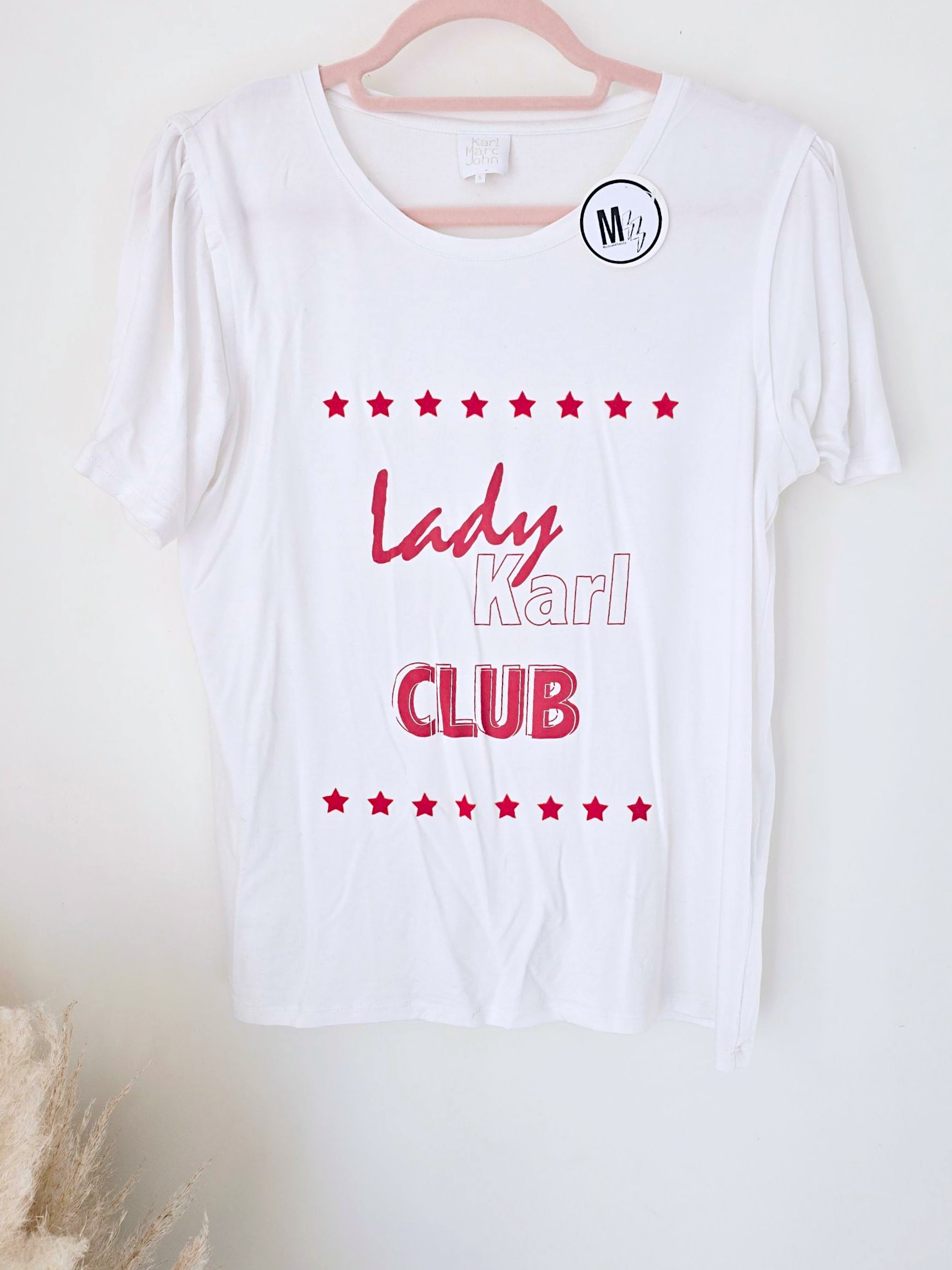 T-shirt blanc Lady Karl