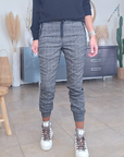 Pantalon jeeging à carreaux