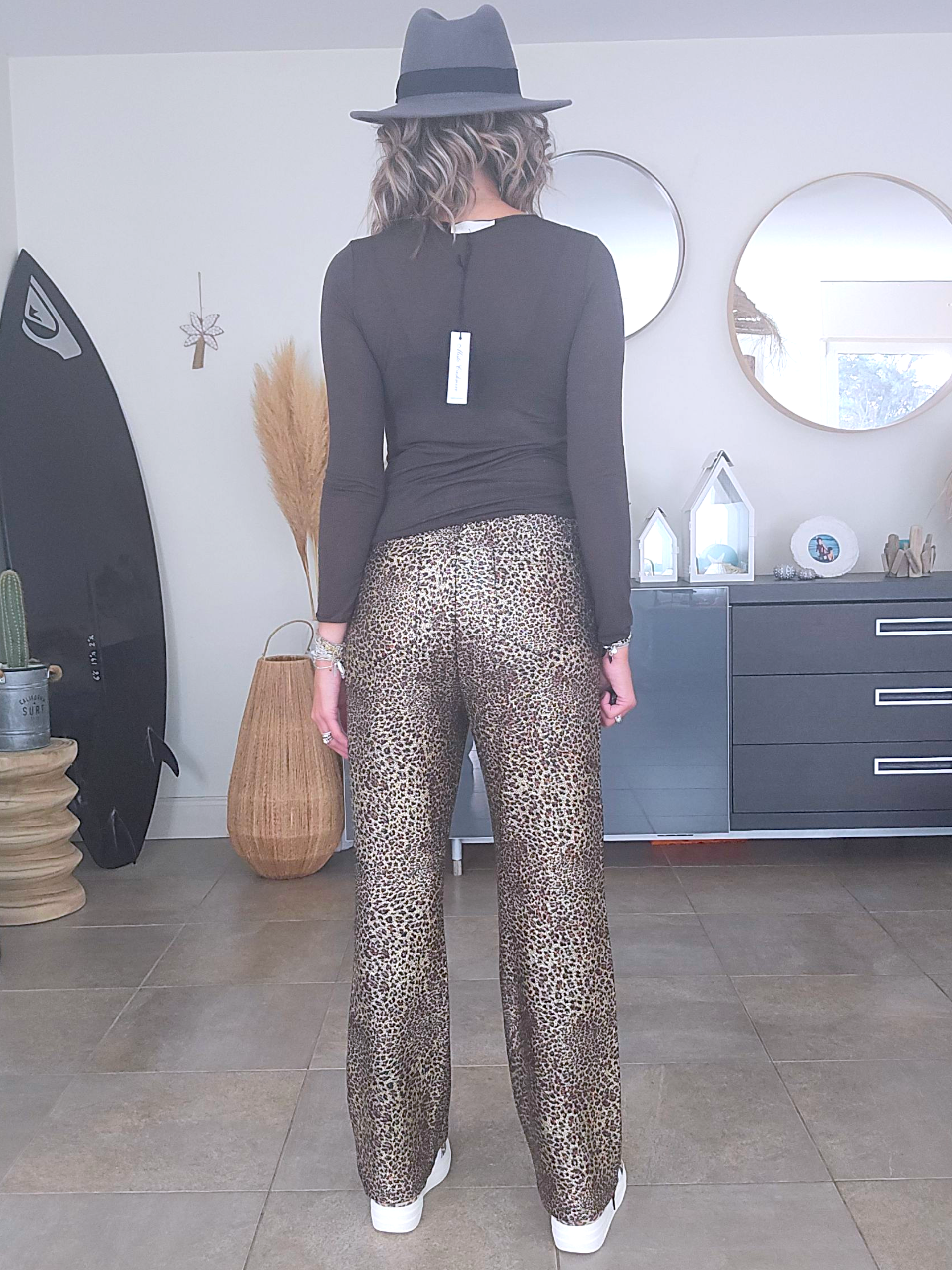 Pantalon star léopard