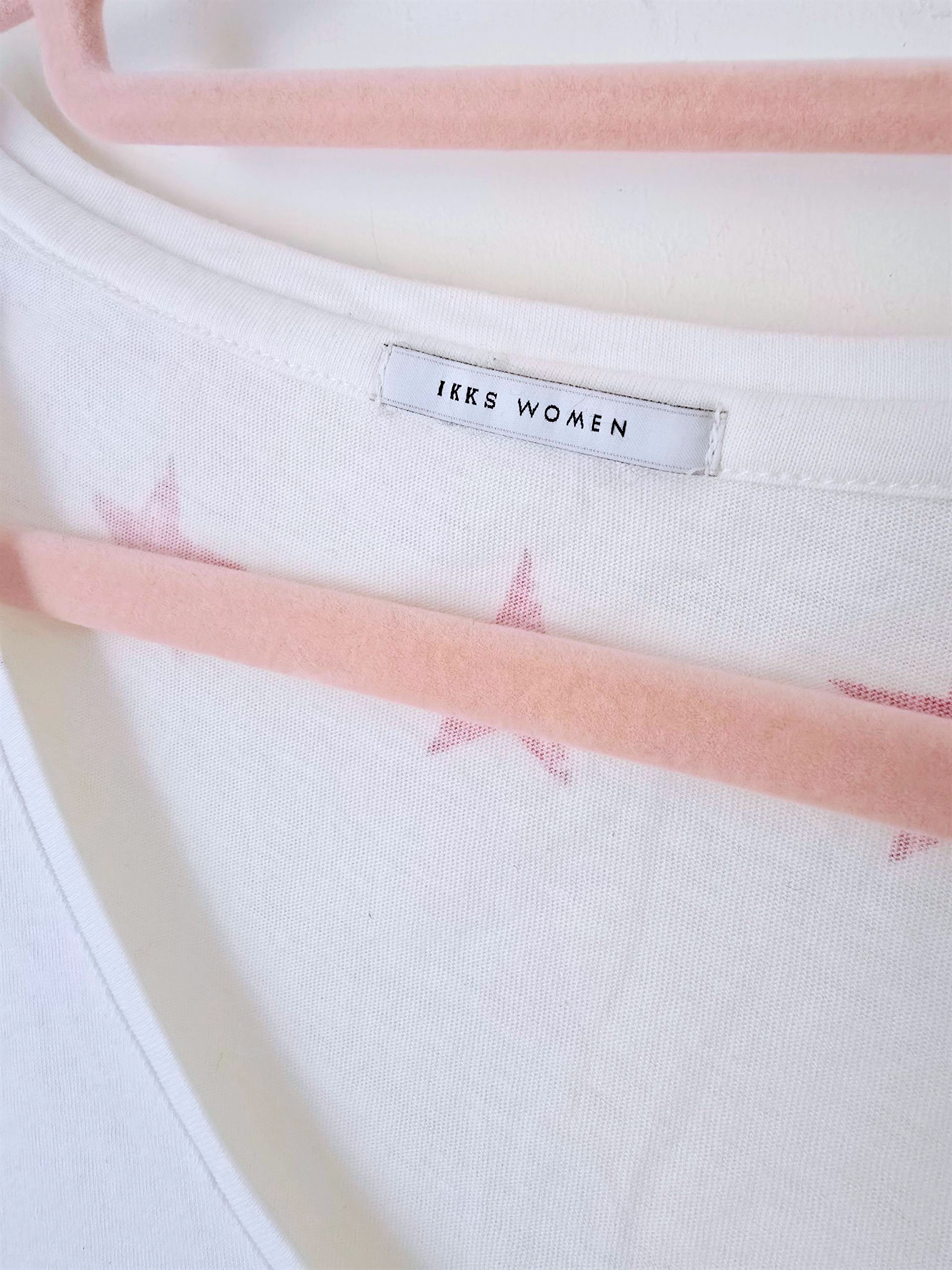 T-shirt blanc rock-chic