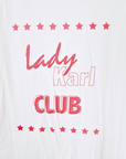 T-shirt blanc Lady Karl
