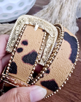 Ceinture fantaisie léopard