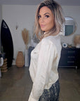 Chemise fluide à imprimé en relief - 𝐌𝐚𝐫𝐢𝐧𝐚𝟒𝟒𝐟𝐚𝐦𝐢𝐥𝐲