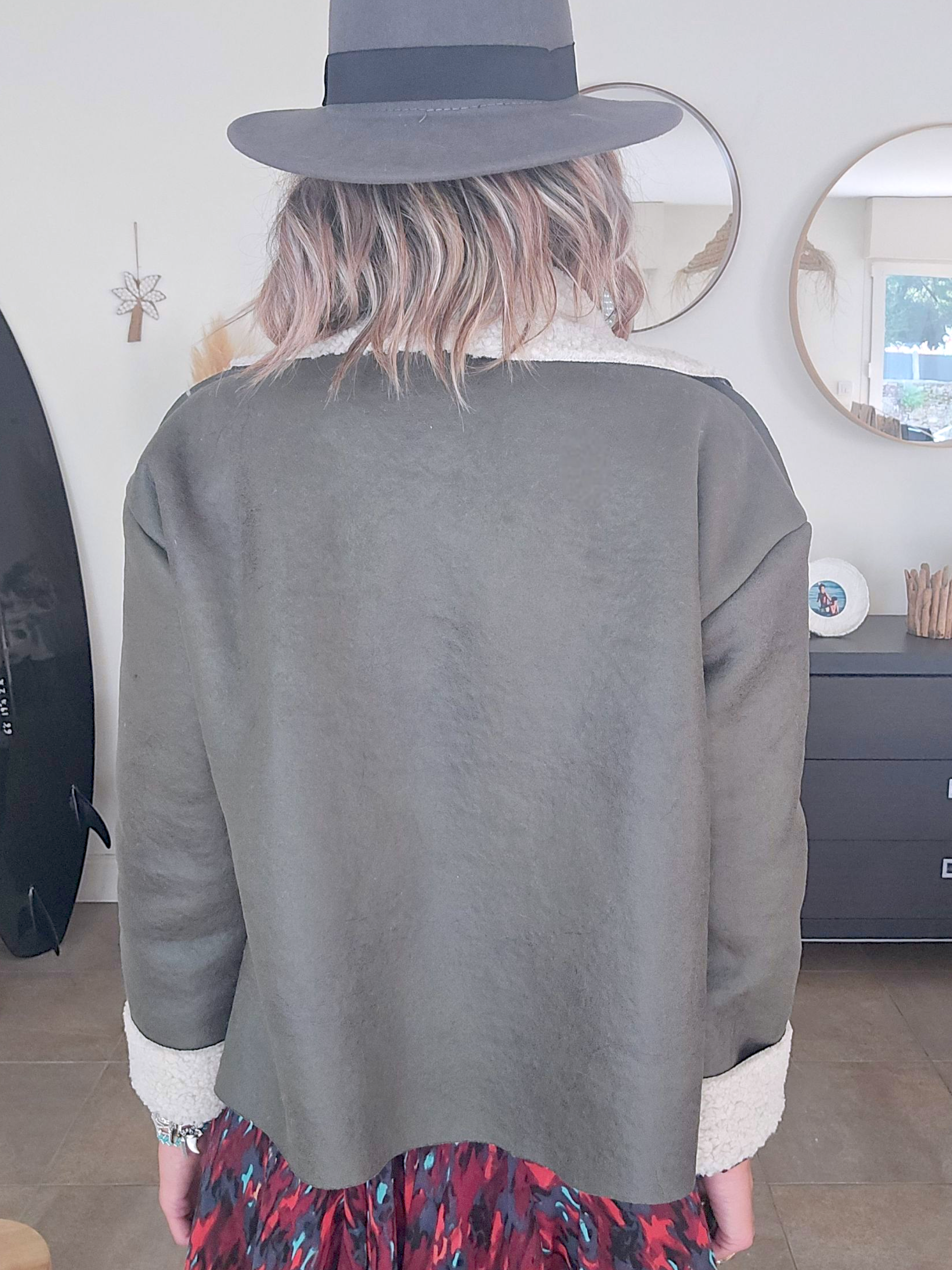 Blouson aviateur kaki