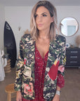 Blazer camouflage à inscriptions - 𝐌𝐚𝐫𝐢𝐧𝐚𝟒𝟒𝐟𝐚𝐦𝐢𝐥𝐲