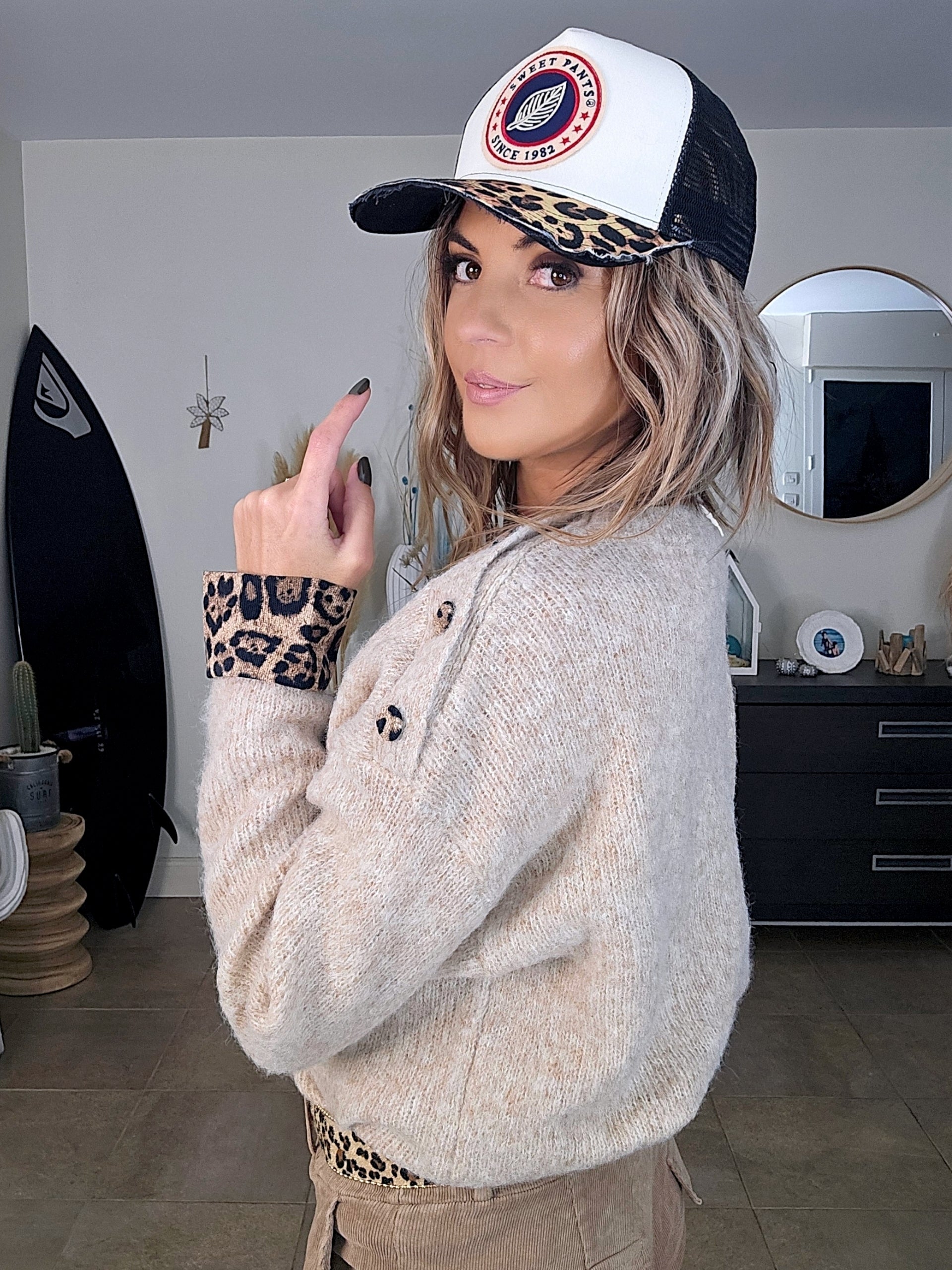 Casquette Home run print Sweet Pants