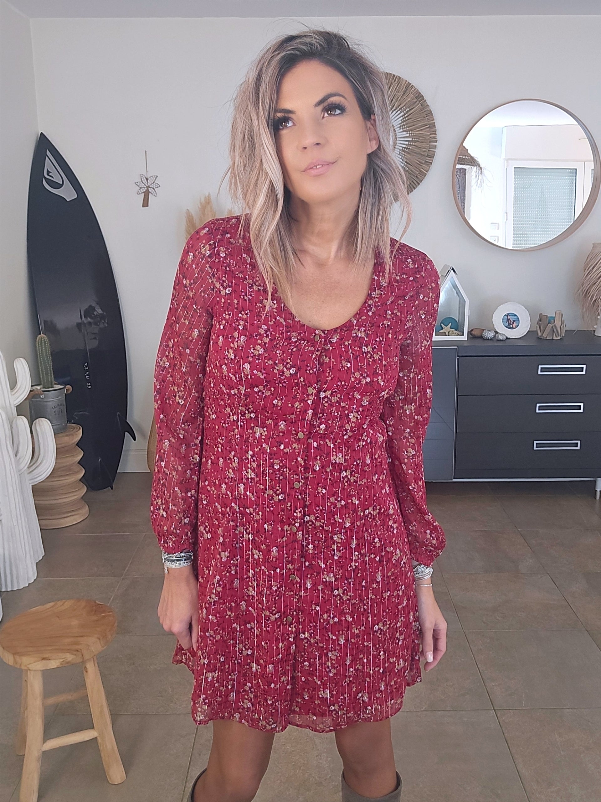 Robe courte flowers - 𝐌𝐚𝐫𝐢𝐧𝐚𝟒𝟒𝐟𝐚𝐦𝐢𝐥𝐲
