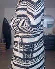Gilet chaud ethnique noir et blanc - 𝐌𝐚𝐫𝐢𝐧𝐚𝟒𝟒𝐟𝐚𝐦𝐢𝐥𝐲