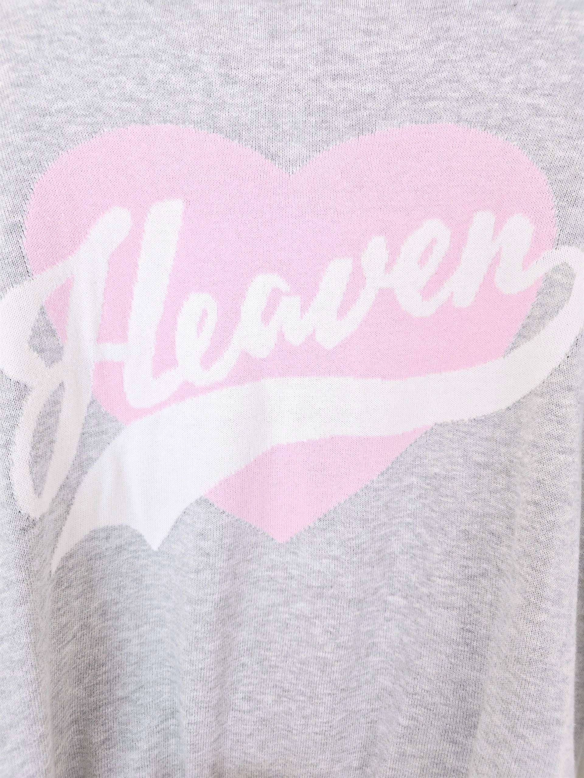 Cardigan Love gris clair