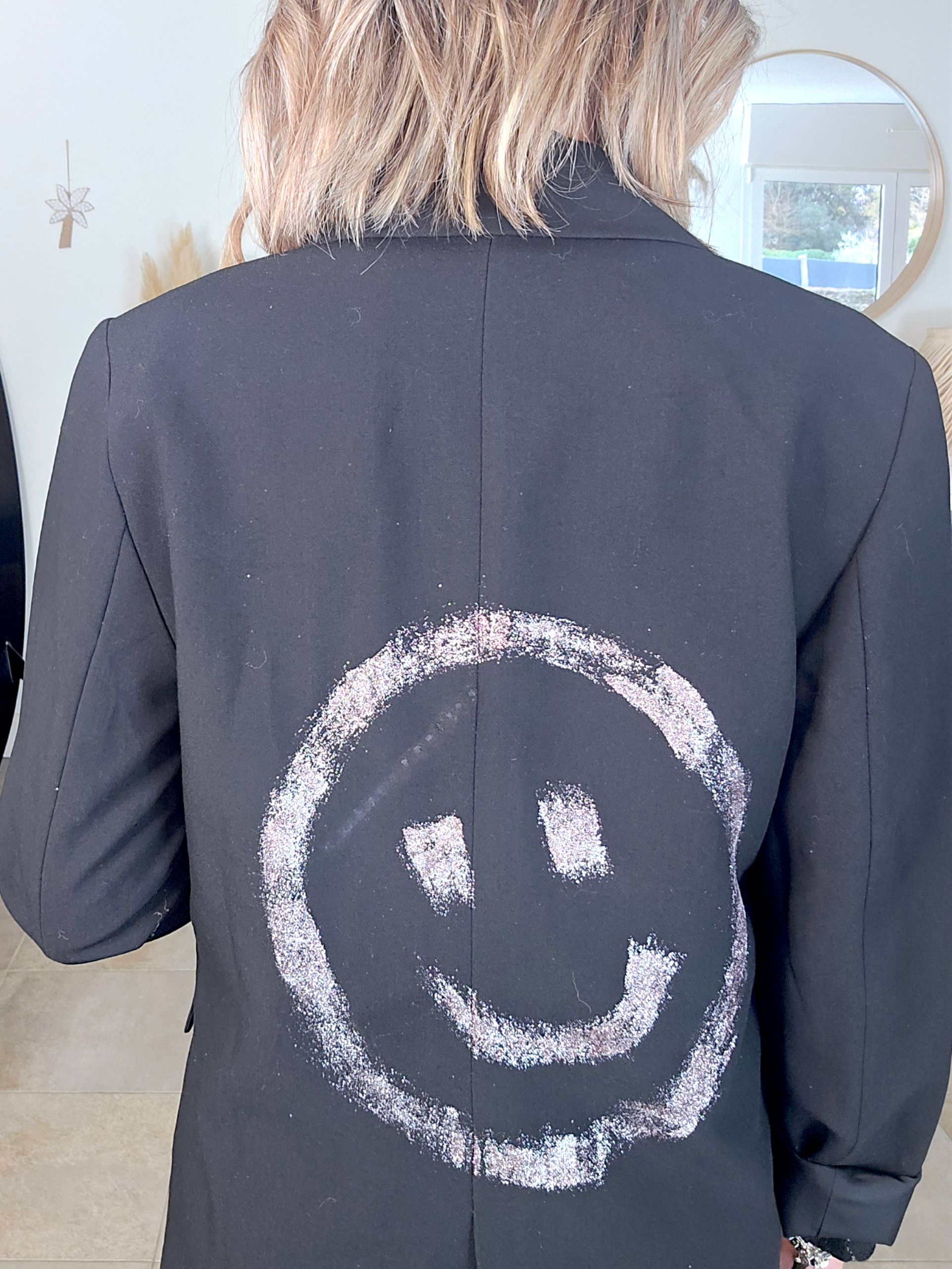 Blazer noir créateur Rock