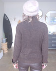 Pull chaud amour léopard