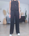 Combinaison noire dos ouvert Made in France - 𝐌𝐚𝐫𝐢𝐧𝐚𝟒𝟒𝐟𝐚𝐦𝐢𝐥𝐲