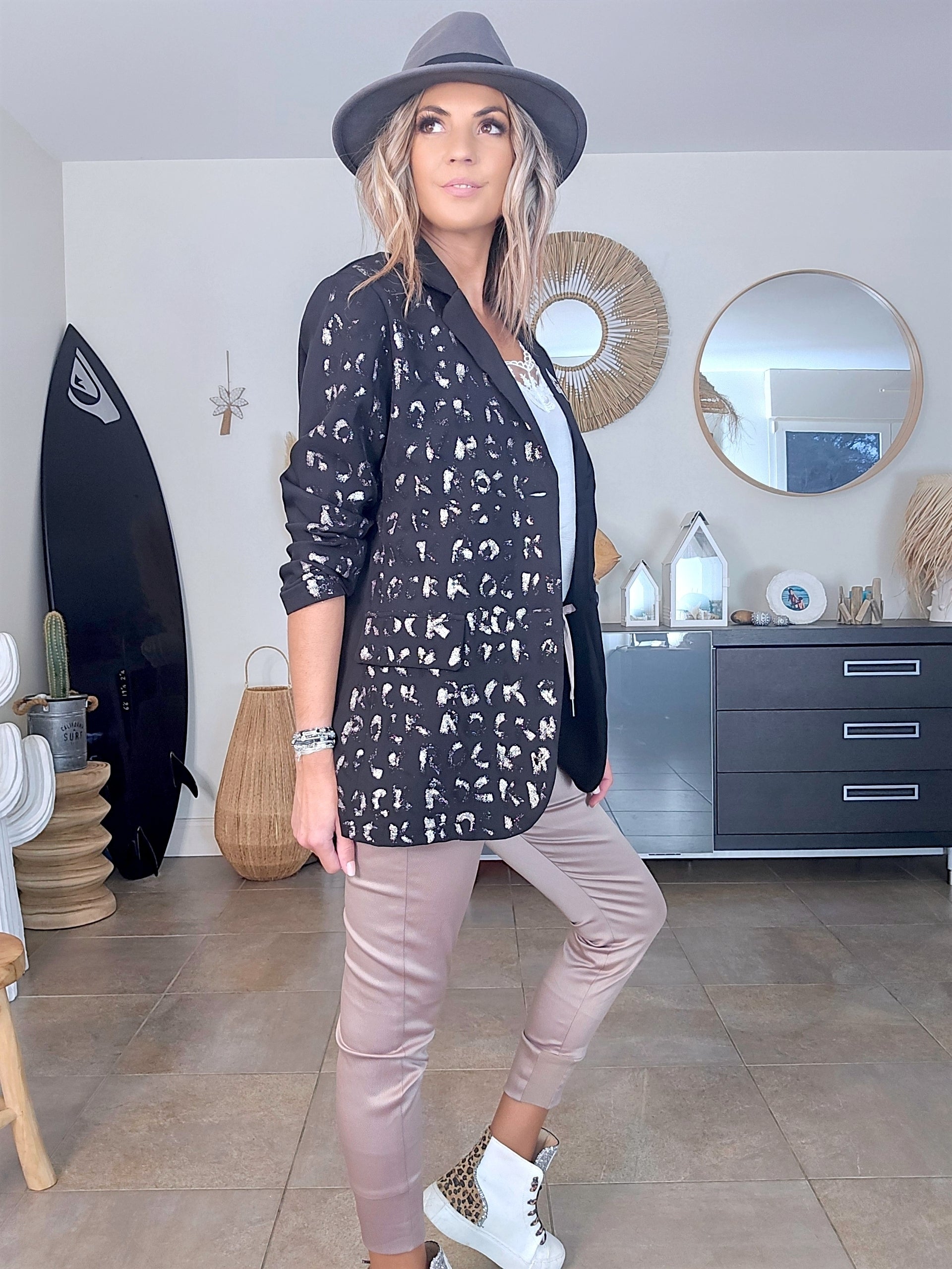 Blazer noir créateur