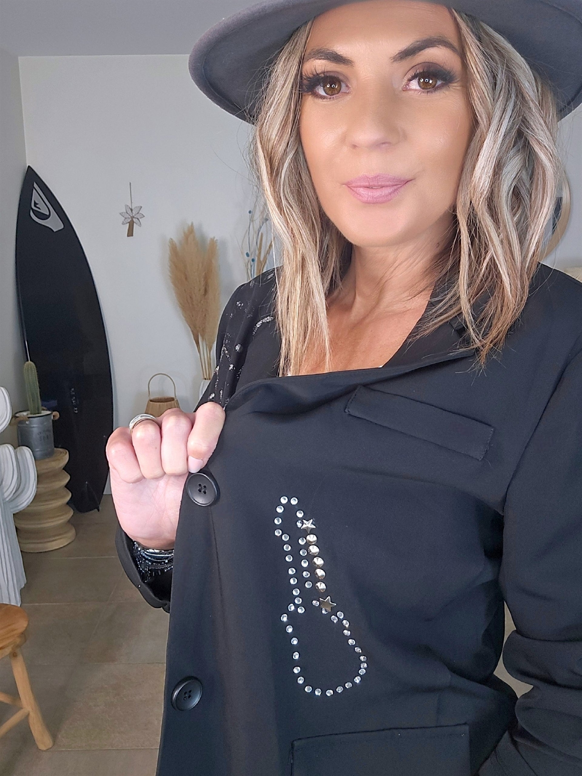 Blazer noir créateur