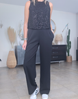 Combinaison noire dos ouvert Made in France - 𝐌𝐚𝐫𝐢𝐧𝐚𝟒𝟒𝐟𝐚𝐦𝐢𝐥𝐲