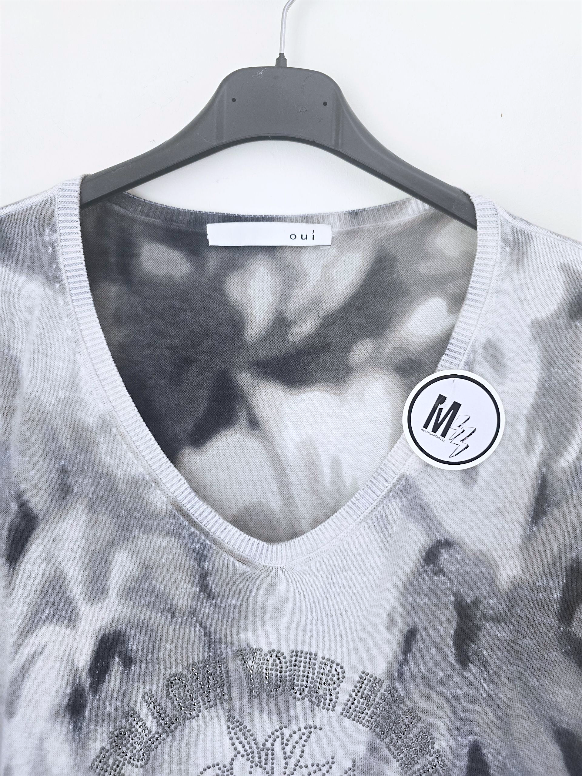 Pull tie and dye gris