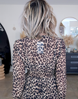 Robe 7/8è  imprimé léopard - 𝐌𝐚𝐫𝐢𝐧𝐚𝟒𝟒𝐟𝐚𝐦𝐢𝐥𝐲