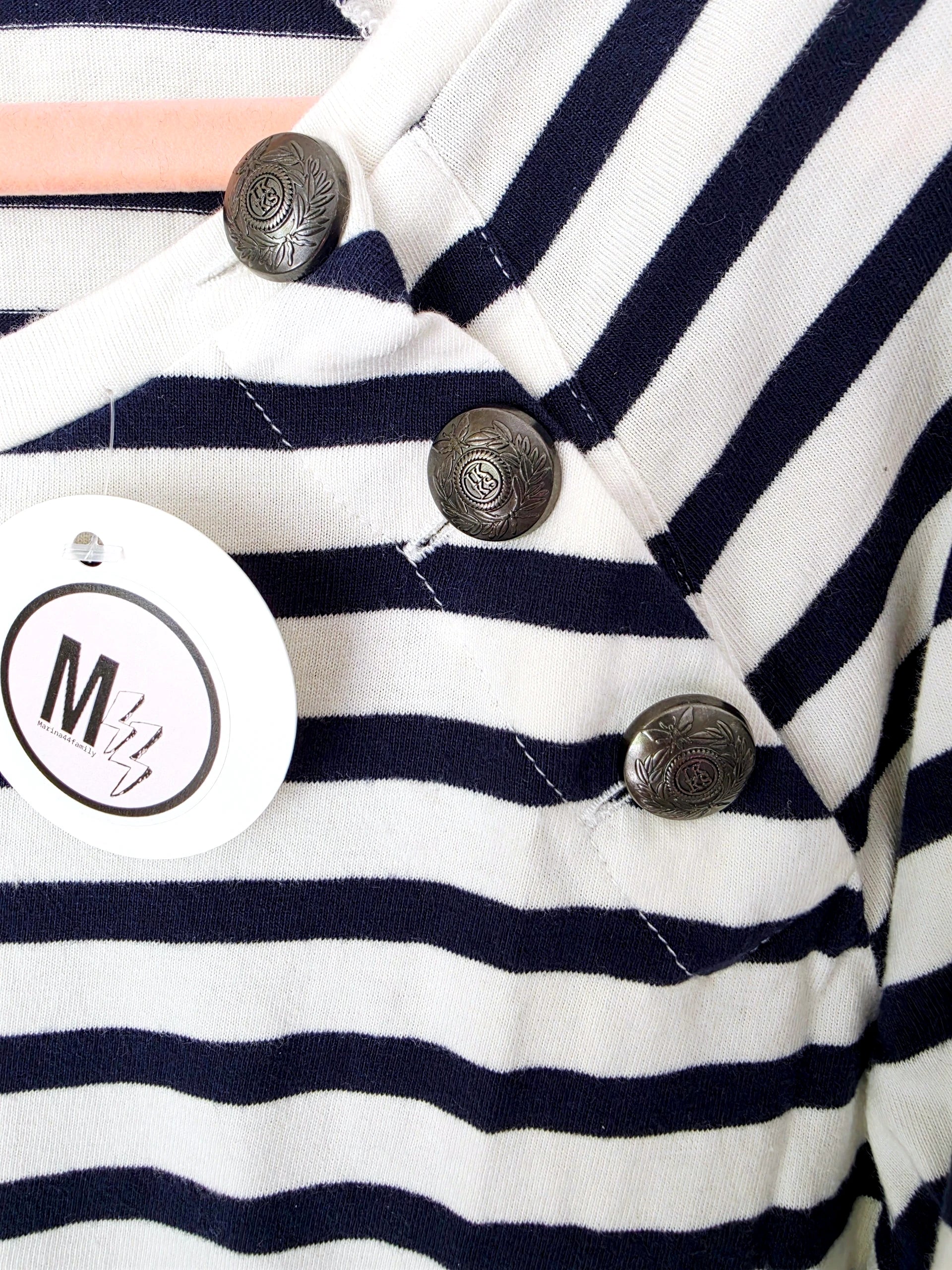 Robe marinière maille en coton - 𝐌𝐚𝐫𝐢𝐧𝐚𝟒𝟒𝐟𝐚𝐦𝐢𝐥𝐲
