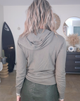 Cardigan kaki à capuche - 𝐌𝐚𝐫𝐢𝐧𝐚𝟒𝟒𝐟𝐚𝐦𝐢𝐥𝐲