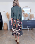 Perfecto suédine kaki vert - 𝐌𝐚𝐫𝐢𝐧𝐚𝟒𝟒𝐟𝐚𝐦𝐢𝐥𝐲