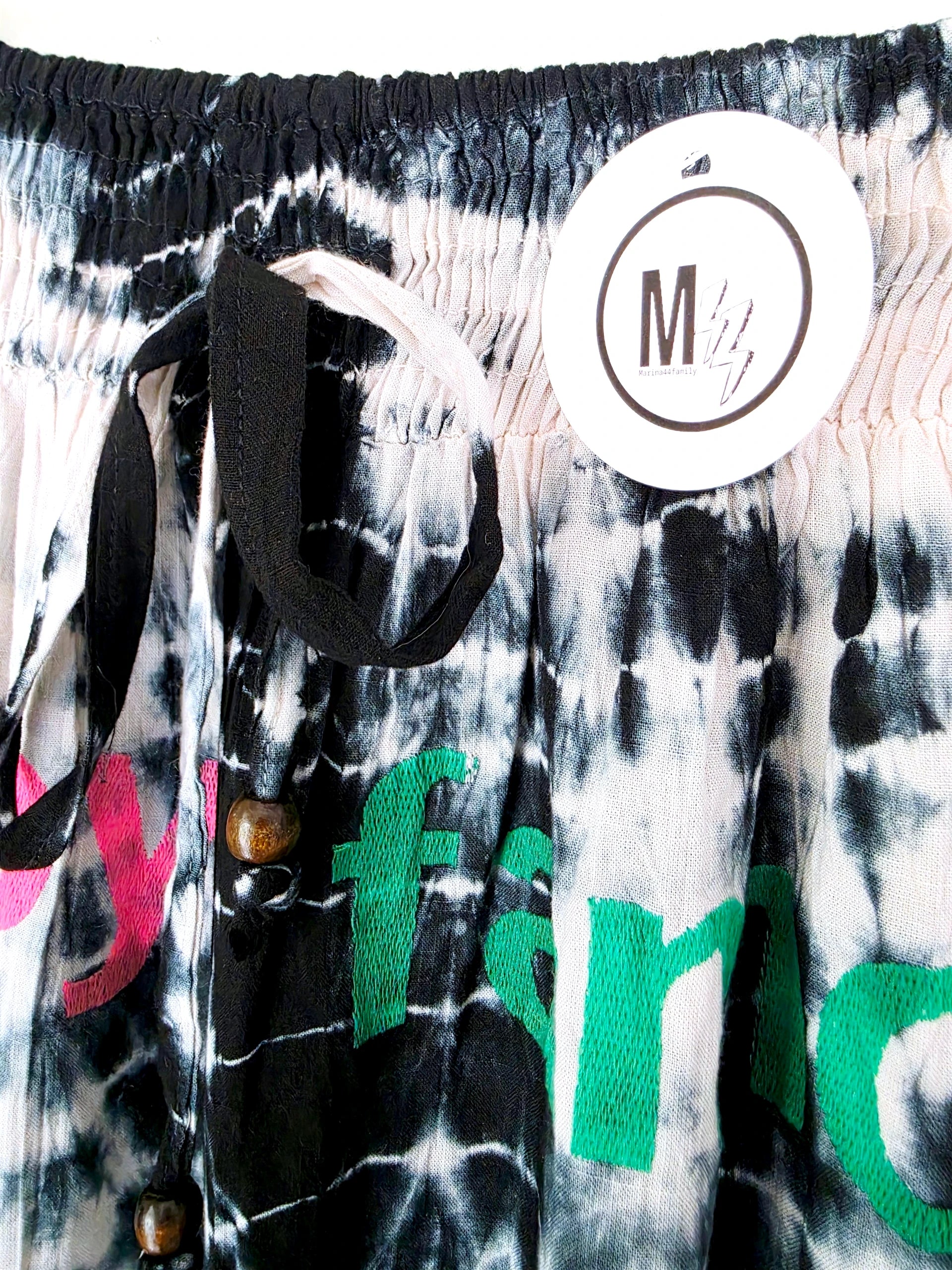 Jupe longue tie and dye à tags - 𝐌𝐚𝐫𝐢𝐧𝐚𝟒𝟒𝐟𝐚𝐦𝐢𝐥𝐲