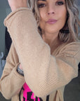 Pull tunique beige girl power - 𝐌𝐚𝐫𝐢𝐧𝐚𝟒𝟒𝐟𝐚𝐦𝐢𝐥𝐲