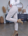 Pantalon beige en coton - 𝐌𝐚𝐫𝐢𝐧𝐚𝟒𝟒𝐟𝐚𝐦𝐢𝐥𝐲